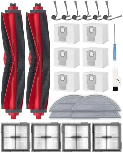 24 Pcs Accessories Kit for Roborock Q10 S5+ Robot Vacuum Cleaner, Replacement Parts with Review: Tested and Rated