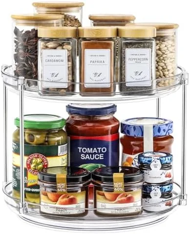 2 Tier Acrylic Lazy Susan Review: Double the Rotation, Half the Clutter