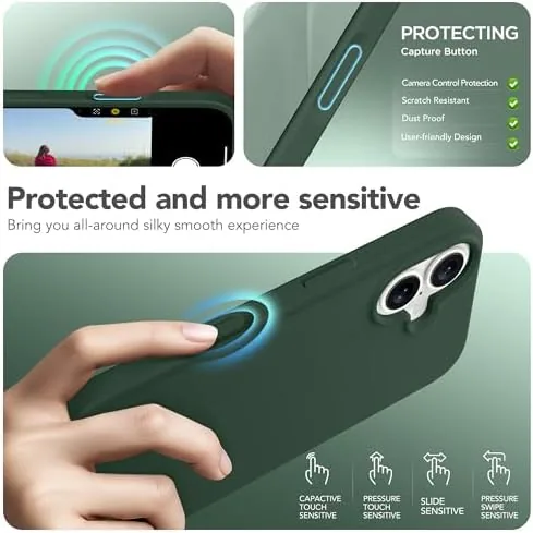 Testing the GONEZ Magnetic for iPhone 17 Case, Silicone Cover Army Green over two weeks