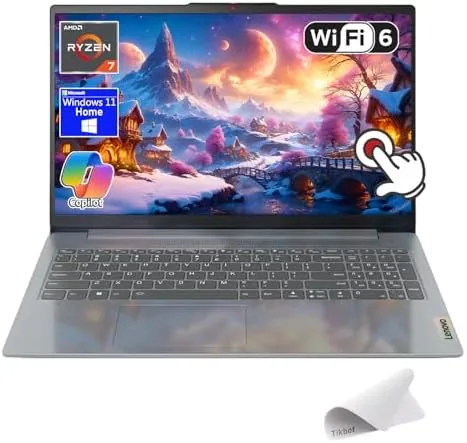 Overview of the Lenovo IdeaPad Slim 3, 15.6" 2K Touchscreen Laptop, Copilot AI