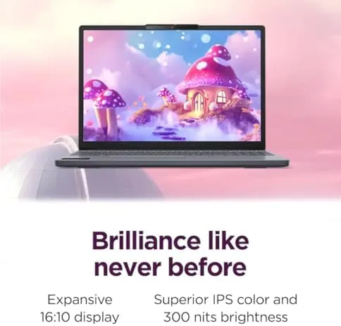 Close look at the Lenovo IdeaPad Slim 3, 15.6" 2K Touchscreen Laptop, Copilot AI build quality
