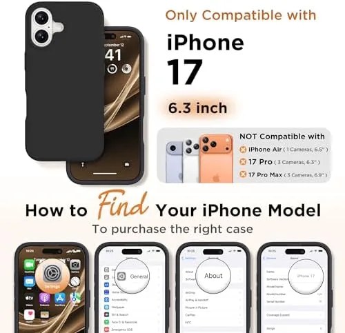 Close look at the GolbinBox Magnetic for iPhone 17 Case, Compatible with MagSafe, Screen build quality