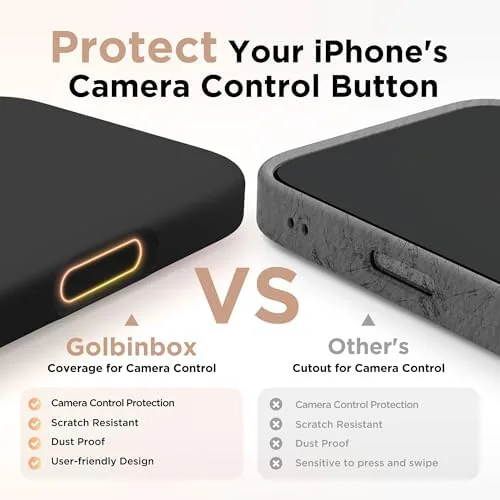 Another view of the GolbinBox Magnetic for iPhone 17 Case, Compatible with MagSafe, Screen