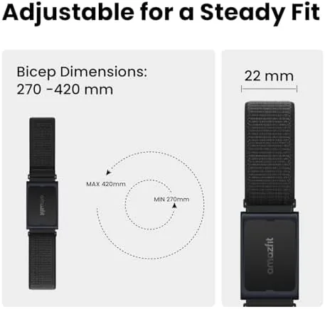 Close look at the Amazfit Official Nylon Armband for Helio Strap, Breathable, Quick-Dry Nylon build quality
