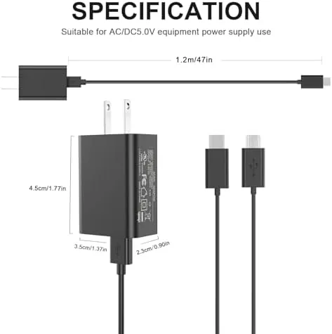 Testing the 5V 2A Charger, USB-C and Micro-USB Charger Cord | Compatible over two weeks