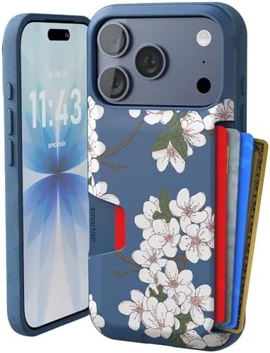 Smartish iPhone 17 Pro Wallet Case, Wallet Slayer Vol 1, Cherry Blossom | Card Review: Tested and Rated