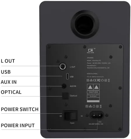 The H2 Bookshelf Speakers, 60W Stereo, Record Player/Computers Speakers, DSP, Carbon-Fiber compared in context