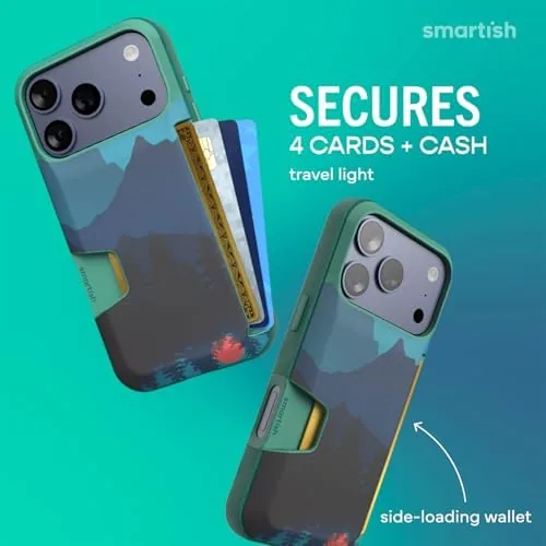 Close look at the Smartish iPhone 17 Pro Wallet Case Card Holder, Wallet Slayer build quality