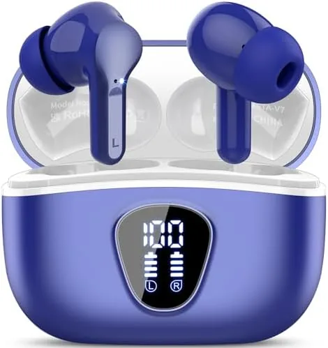 Overview of the Wireless Earbuds, Bluetooth 5.4 Headphones HiFi Stereo, Bluetooth Earbuds |
