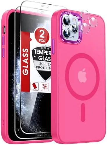 Overview of the LeYi for iPhone-11-Pro-Max Cases Pink with Screen Protector X2 +