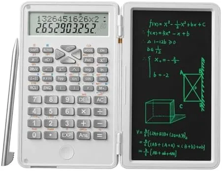 Scientific Calculator with LCD Writing Tablet - 240 Functions for Math, Physics & Exams Review: Tested and Rated