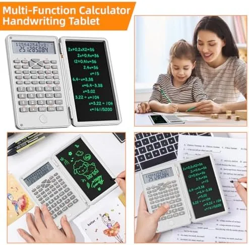 The Scientific Calculator with LCD Writing Tablet , 240 Functions for compared in context