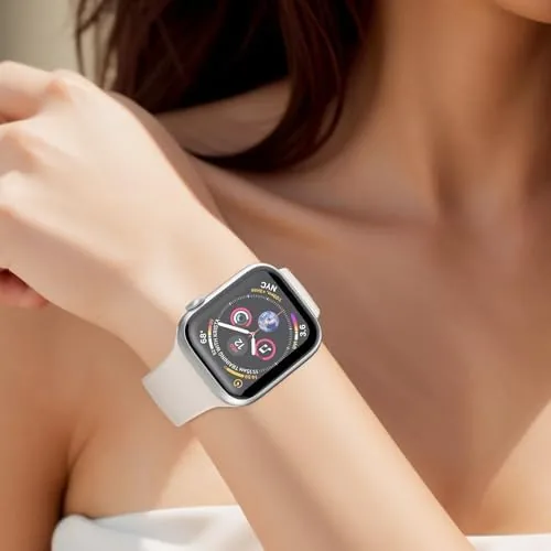 Apple Watch with the sport band during a workout