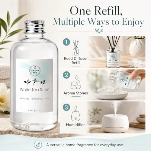Close look at the White Tea Diffuser Oil Refill, 8.5 Fl Oz | Inspired build quality