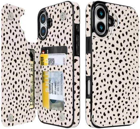 uCOLOR for iPhone 17 Wallet Case Flip Almond Latte Polka Dot | PU Leather Review: Tested and Rated
