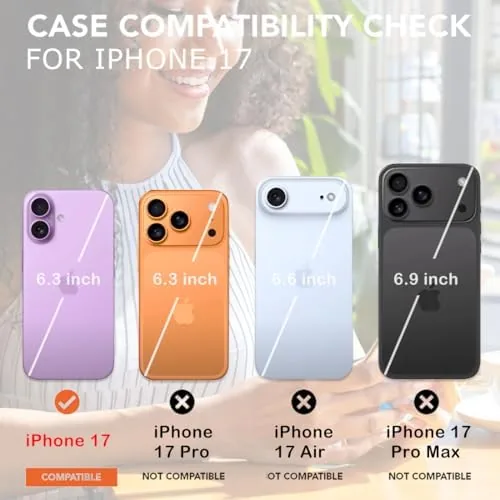 Close look at the uCOLOR for iPhone 17 Wallet Case Flip Almond Latte Polka build quality
