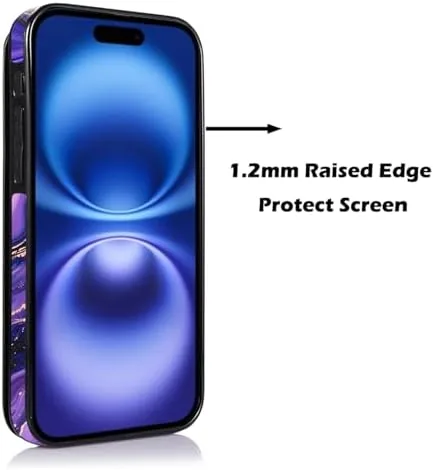 The uCOLOR for iPhone 17 Wallet Case Flip Amethyst Dreams | in real use