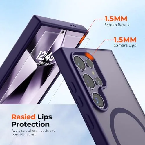 The SUPFINE Magnetic for Samsung Galaxy S24 Ultra Case with Screen compared in context