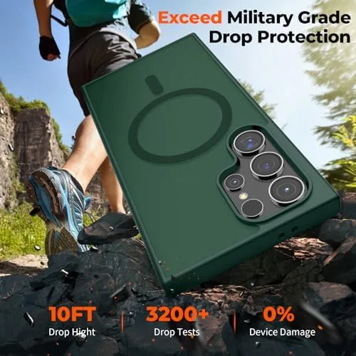 Another view of the SUPFINE Magnetic for Samsung Galaxy S24 Ultra Case with Screen