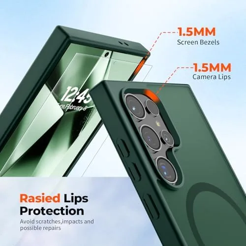 The SUPFINE Magnetic for Samsung Galaxy S24 Ultra Case with Screen compared in context