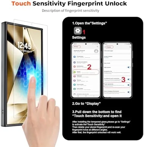 The SUPFINE Magnetic for Samsung Galaxy S24 Ultra Case with Screen in real use