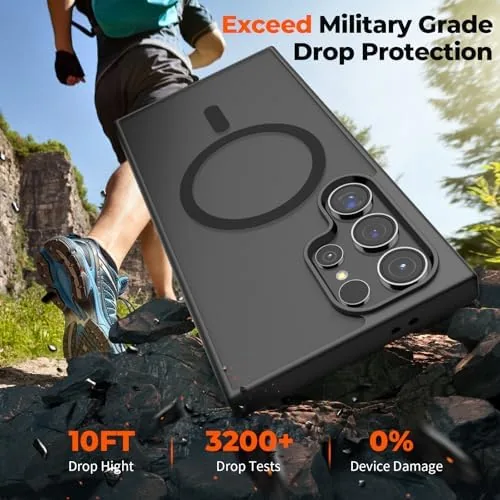 Another view of the SUPFINE Magnetic for Samsung Galaxy S24 Ultra Case with Screen