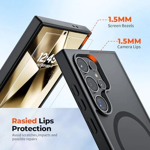 The SUPFINE Magnetic for Samsung Galaxy S24 Ultra Case with Screen compared in context