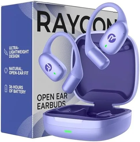 Raycon Essential Open Ear Earbuds - Open Ear Headphones, Earbuds Wireless Bluetooth, Sweat & Review: Tested and Rated