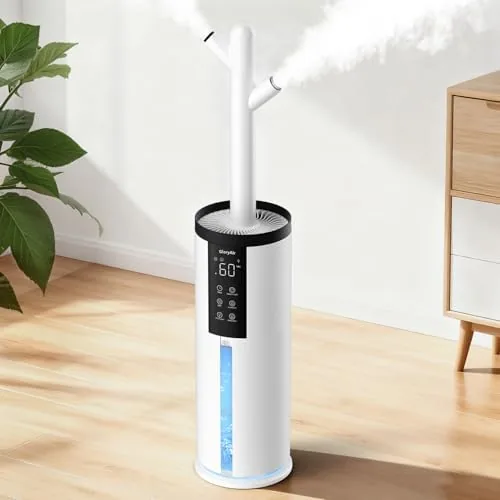 Humidifier for Large Room, 2.11Gal Cool & Warm Mist,Top Fill, 80H | Home Humidifier Review: Tested and Rated