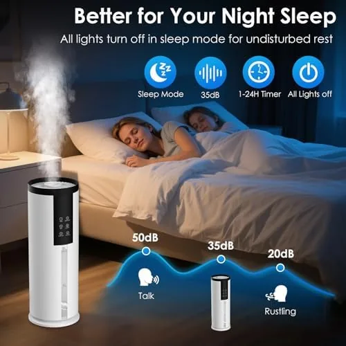 The Humidifier for Large Room, 2.11Gal Cool & Warm Mist,Top Fill compared in context