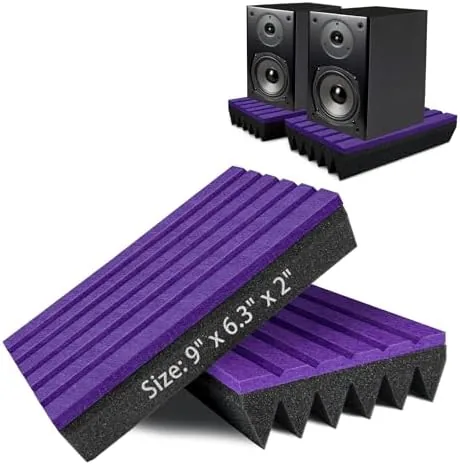 TroyStudio 9 x 6.3 x 2 Inches Speaker Isolation Pads, 2 Pack Subwoofer Wedge Review: Tested and Rated