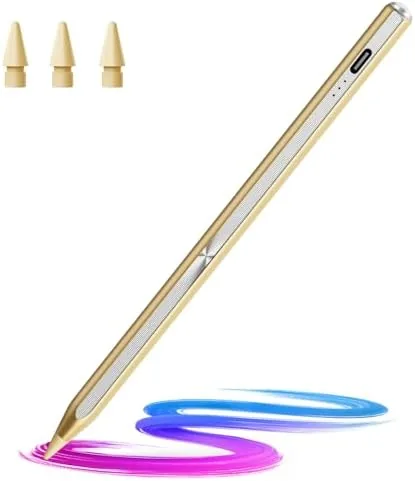 Hastraith Stylus Pen for iPad 2018-2026, 13 Mins Fast Charge, Metallic Gold | Tilt Review: Tested and Rated