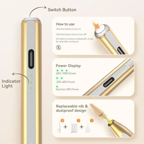 The Hastraith Stylus Pen for iPad 2018-2026, 13 Mins Fast Charge compared in context