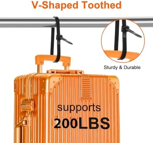 The Zip Ties Heavy Duty ，12+12+18 Inch V-Shaped Toothed Double Sided compared in context