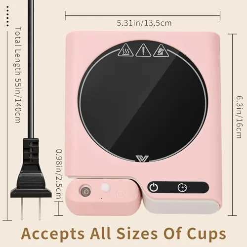 Close look at the Coffee Mug Warmer with Auto Shut Off, 3 Temperature Settings build quality