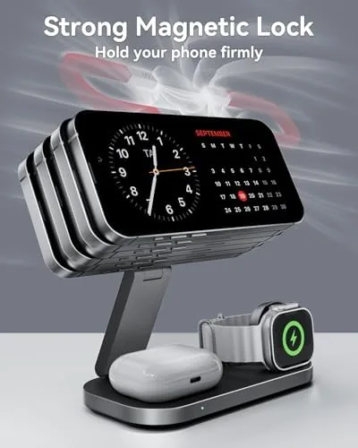Testing the 3-in-1 Charging Station for Apple Device, Qi2 25W Certified Magnetic over two weeks