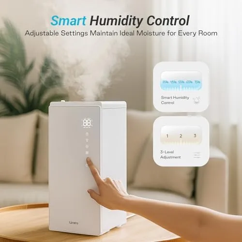The 6L Stainless Steel Warm Mist Humidifier with Easy Clean and compared in context