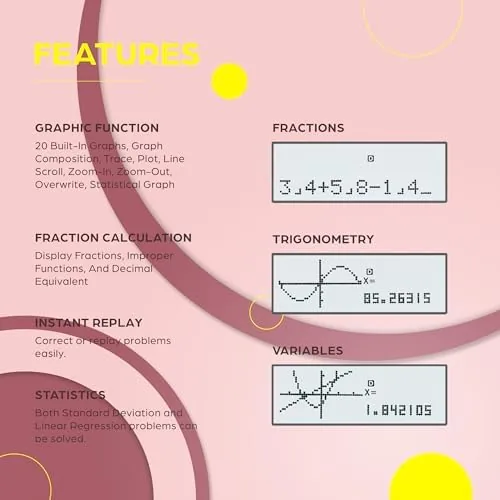 Close look at the TOVO Scientific Calculator with Graphic Functions, 360+ Functions Graphing Calculator build quality