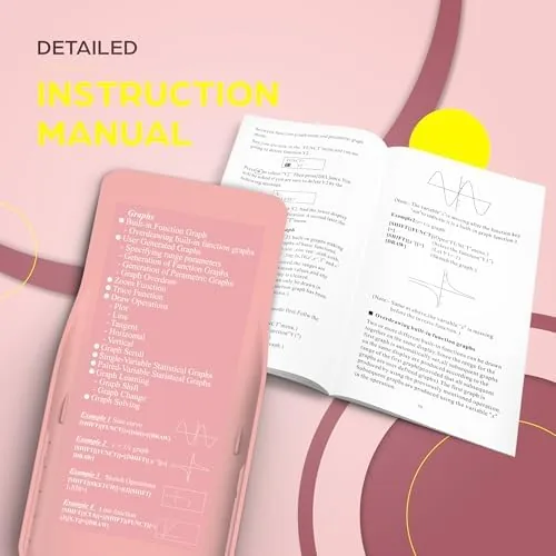Another view of the TOVO Scientific Calculator with Graphic Functions, 360+ Functions Graphing Calculator
