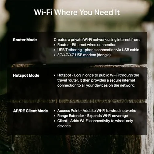 Another view of the Roam 7 BE3600 Wi-Fi 7 Portable Travel Router Dual-Band, 2.5G
