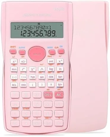 Scientific Calculator, 2 Line Cute Scientific Function Calculator (Pink) | Math Calculators for Students Review: Tested and Rated