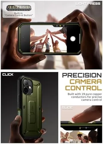 The SUPCASE for iPhone 17 Case with Kickstand & Screen Protector in real use