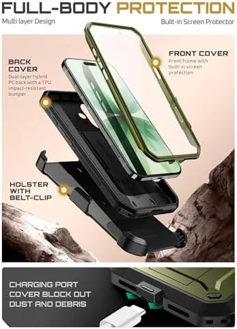The SUPCASE for iPhone 17 Case with Kickstand & Screen Protector compared in context