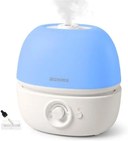 BOXING 3L Top Fill Humidifiers for Bedroom, 20dB Quiet Air Humidifier for Large Room Review: Tested and Rated