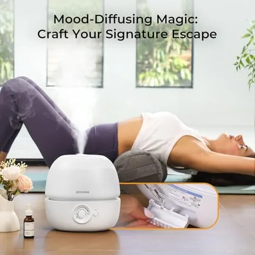 The BOXING 3L Top Fill Humidifiers for Bedroom, 20dB Quiet Air compared in context