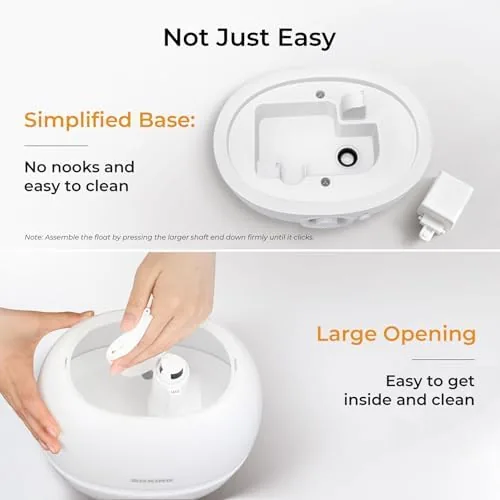Testing the BOXING 3L Top Fill Humidifiers for Bedroom, 20dB Quiet Air over two weeks