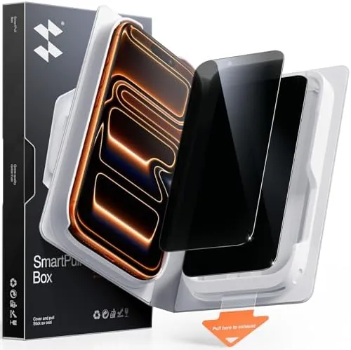 The SMARTDEVIL 2 pack privacy screen protector packaging