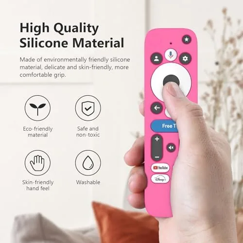 Close look at the LEFXMOPHY Cover for onn Google TV 4K Pro 2024 Streaming build quality