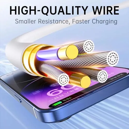 Close look at the Gartmost for USB C to Lightning Cable, 5Pack [MFi Certified build quality
