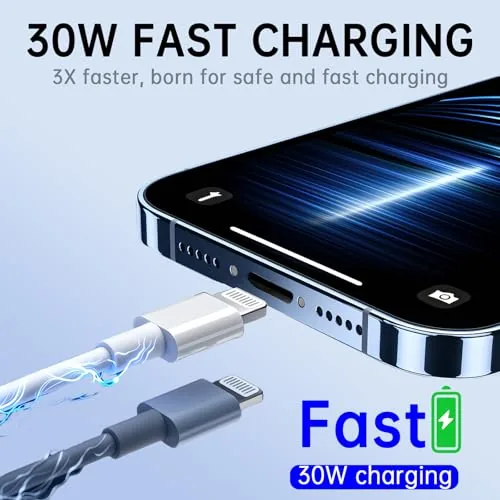 The Gartmost for USB C to Lightning Cable, 5Pack [MFi Certified in real use